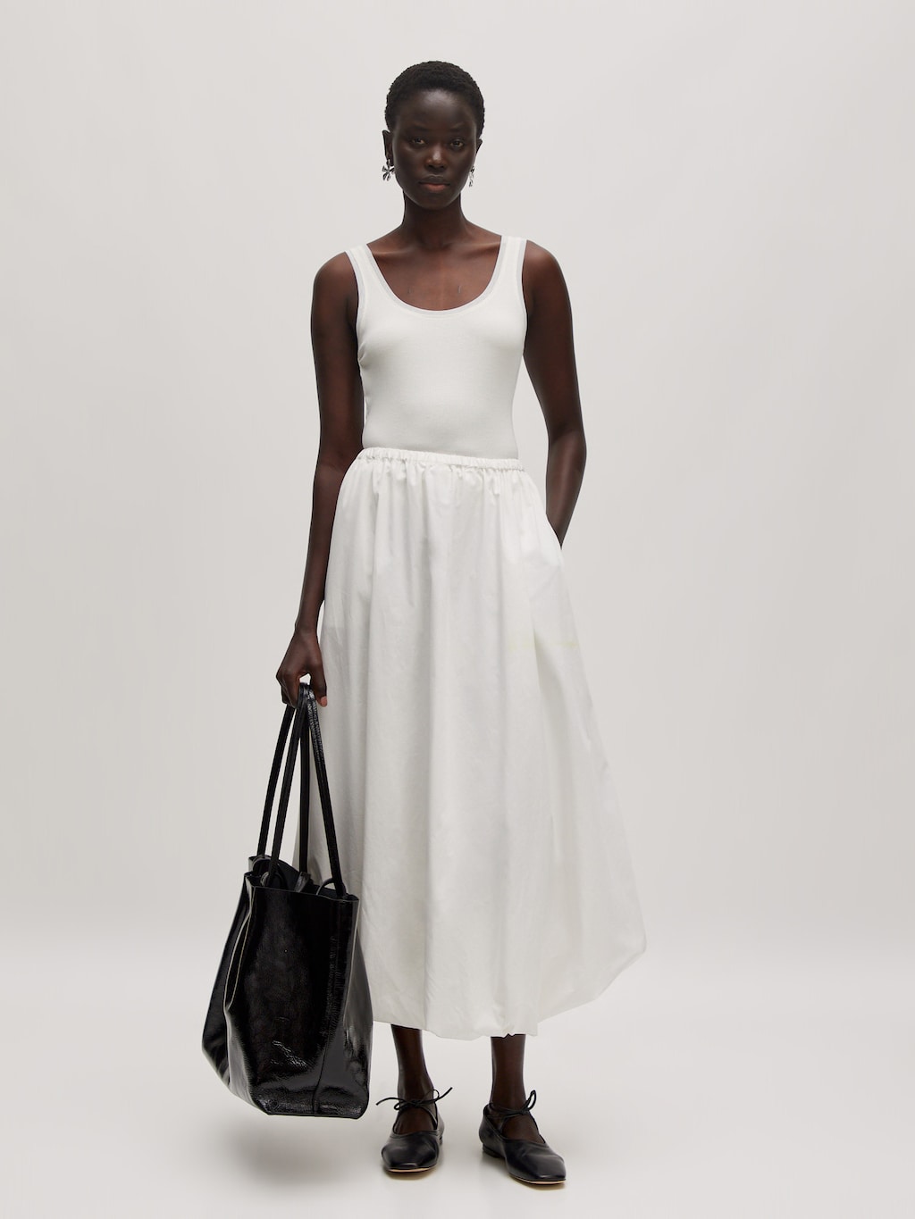 Reyna Skirt White
