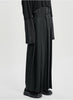 Wool Blend Hakama Pants Black