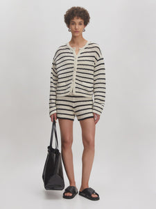 Heinke Shorts Blck/Gardenia