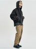 Cropped Washed Up Hoodie Black