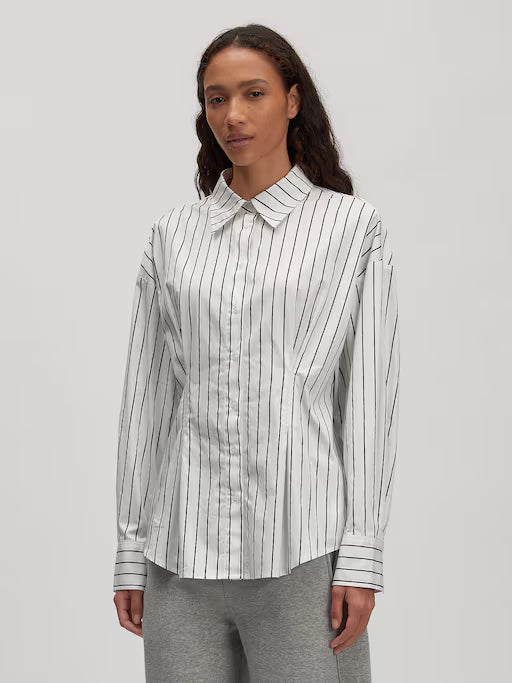 Jarvis Bluse Navy Stripe