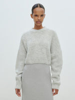 Lade das Bild in den Galerie-Viewer, Yella Jumper Grey Melange
