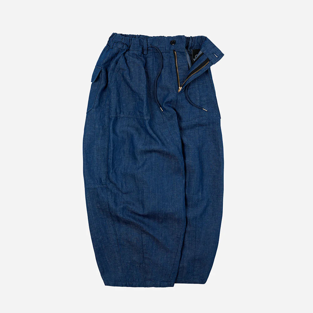 Denim Balloon Pants Blue