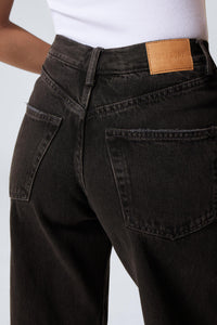 Oblique V-Shaped Jeans