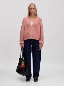 Rani Bomber Cardigan Blush