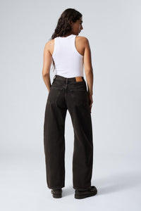 Oblique V-Shaped Jeans