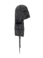 Lade das Bild in den Galerie-Viewer, Washed Knit Trooper Hat Charcoal
