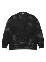 Lade das Bild in den Galerie-Viewer, Total Logo Drop Needle Sweater Black
