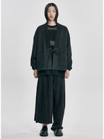Lade das Bild in den Galerie-Viewer, Tweed Hanten Jacket Black
