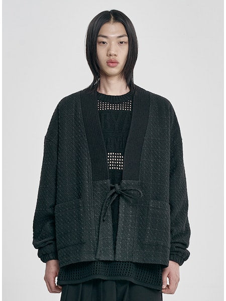 Tweed Hanten Jacket Black