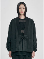 Lade das Bild in den Galerie-Viewer, Tweed Hanten Jacket Black
