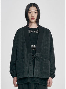 Tweed Hanten Jacket Black