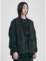 Lade das Bild in den Galerie-Viewer, Tweed Hanten Jacket Black

