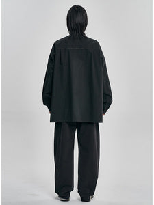 Shirt Layered Pants Black
