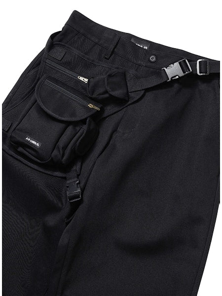Leg Bag Pants Black