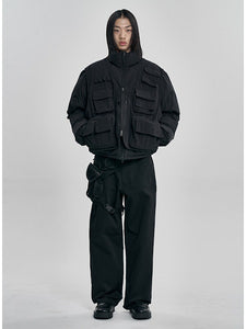 Leg Bag Pants Black