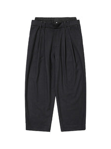 Double Layered Pants Black