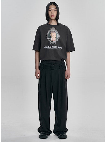 Double Layered Pants Black