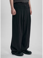 Lade das Bild in den Galerie-Viewer, Double Layered Pants Black
