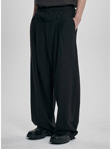 Double Layered Pants Black