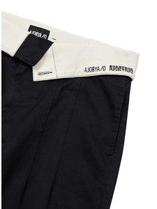 High Waist Oversized Pants Black