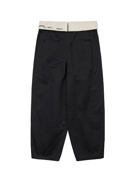 High Waist Oversized Pants Black