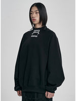 Lade das Bild in den Galerie-Viewer, Raglan High Neck Arch Logo Sweatshirt
