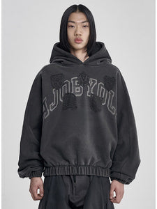 University Wappen Batwing Hoodie