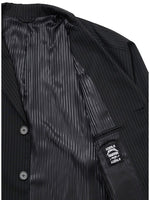 Lade das Bild in den Galerie-Viewer, Stripe Batwing Jacket Black
