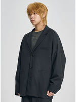 Lade das Bild in den Galerie-Viewer, Stripe Batwing Jacket Black

