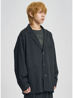 Lade das Bild in den Galerie-Viewer, Stripe Batwing Jacket Black
