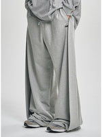 Lade das Bild in den Galerie-Viewer, One Tuck Quilted Jersey Pants Grey
