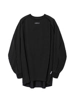 Lade das Bild in den Galerie-Viewer, Raw Edge Sculptured Longsleeve Black
