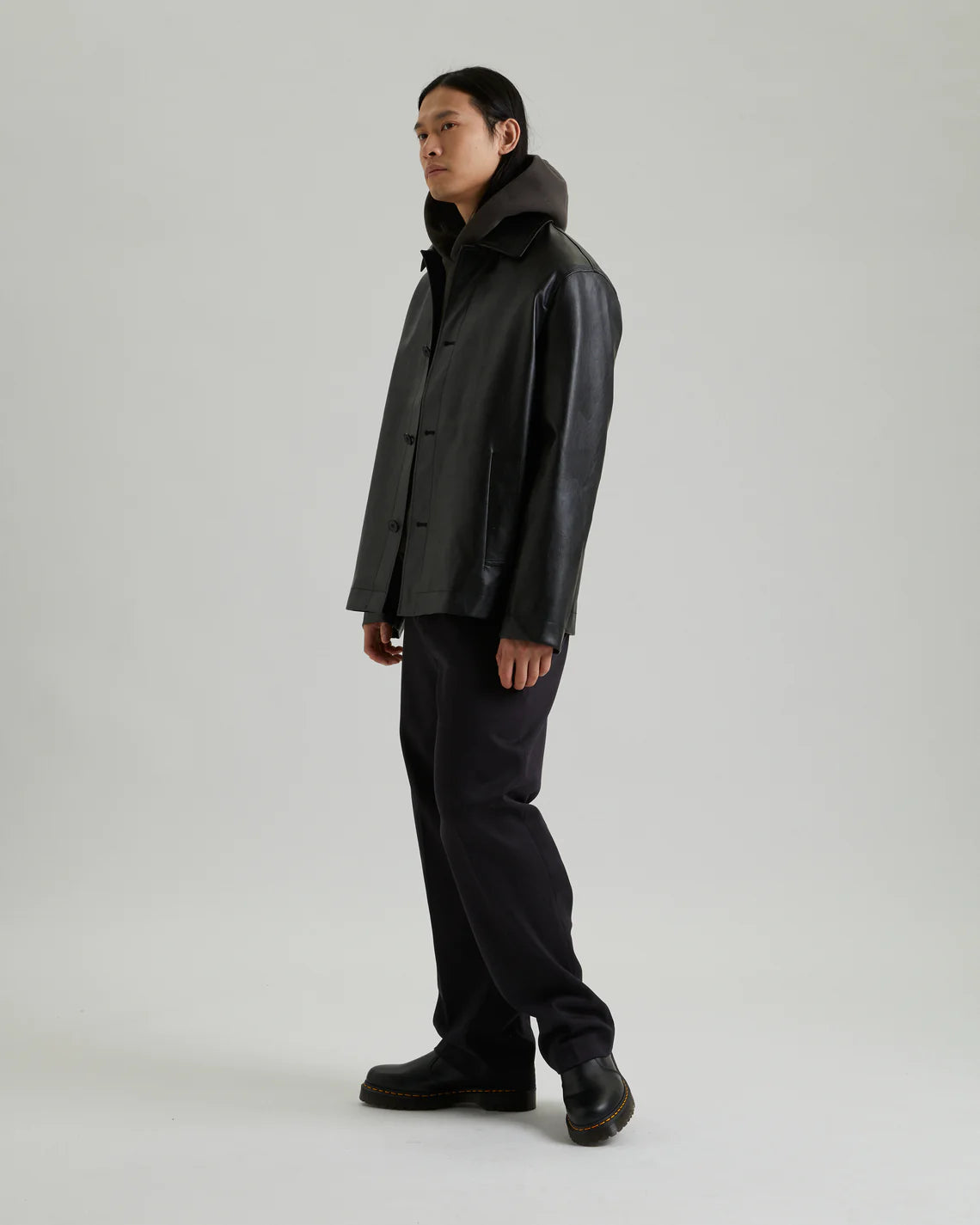 Alfred Faux Leather Black