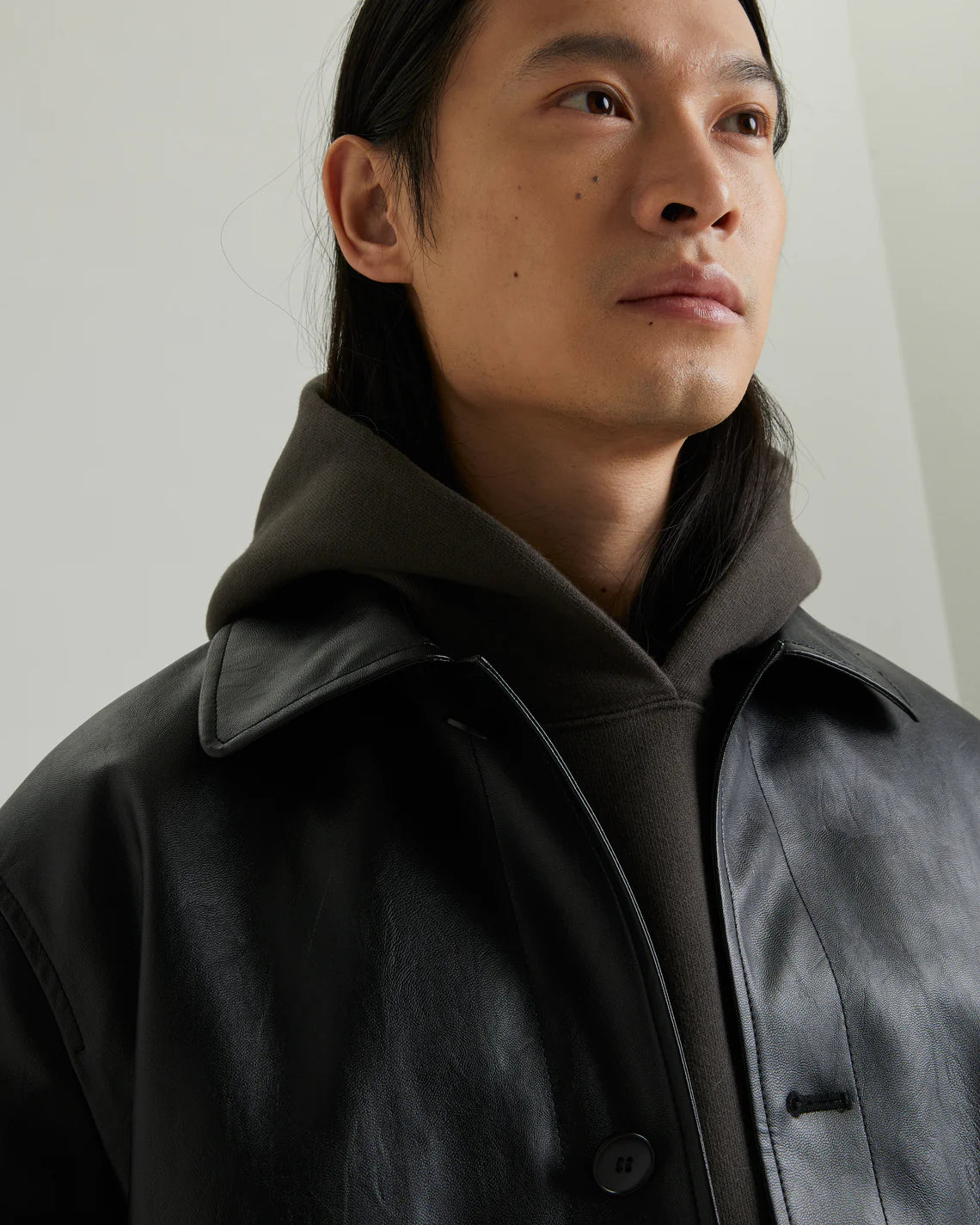 Alfred Faux Leather Black