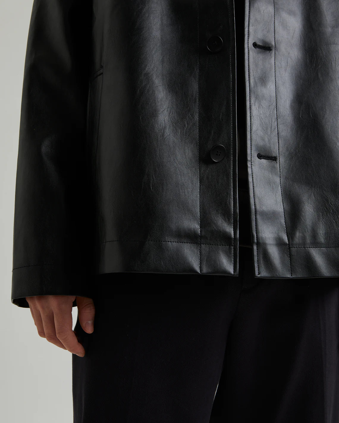 Alfred Faux Leather Black