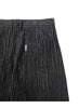 Fringed Stripe Curved Pants Black