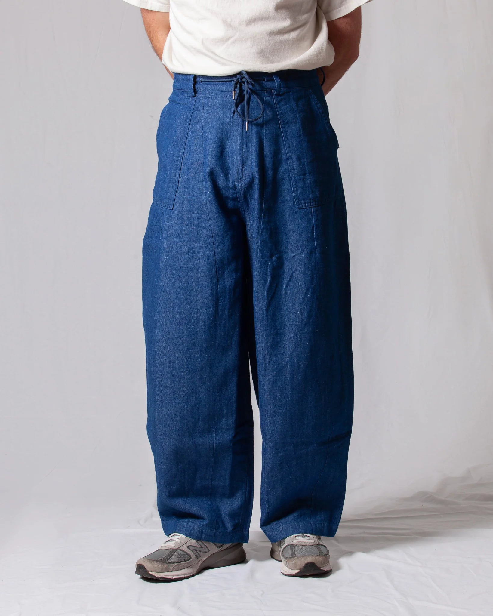 Denim Balloon Pants Blue