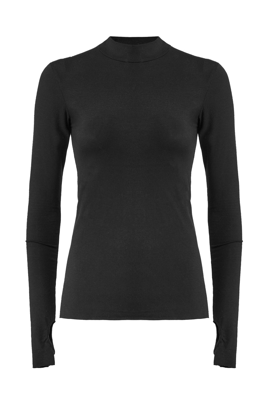 Winter Casual Top Black