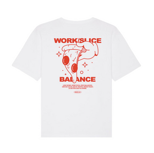 Work Slice Balance T-Shirt White