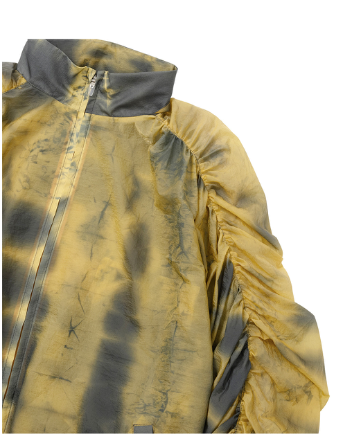 Tye Dye Pleats Jacket Yellow