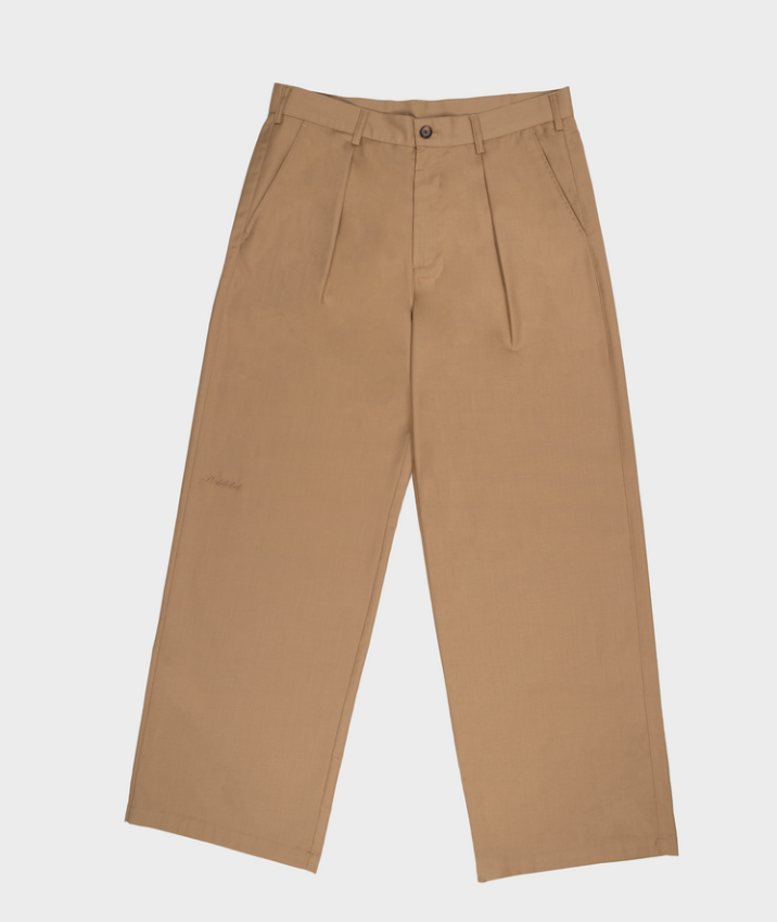 SoHo Pleated Pants Vintage Desert