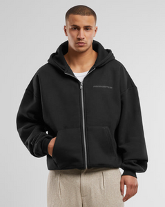 10119 Zip Hoody Black
