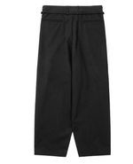 Lade das Bild in den Galerie-Viewer, Cotton Twill One Tuck Pants Black
