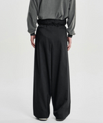 Lade das Bild in den Galerie-Viewer, Cotton Twill One Tuck Pants Black
