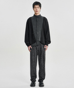 Lade das Bild in den Galerie-Viewer, Double Layered Turtleneck Cardigan Charc
