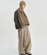 Lade das Bild in den Galerie-Viewer, Double Layered Turtleneck Cardigan Brown
