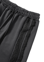 Lade das Bild in den Galerie-Viewer, Multi Lace Trim One Tuck Track Pants
