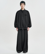 Lade das Bild in den Galerie-Viewer, Multi Lace Trim One Tuck Track Pants
