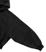 Lade das Bild in den Galerie-Viewer, Cropped Washed Up Hoodie Black
